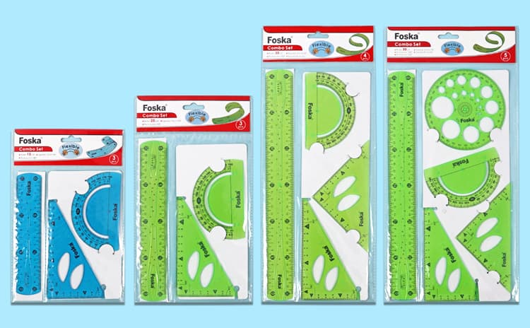 Packing for Flexible Combo Ruler Set