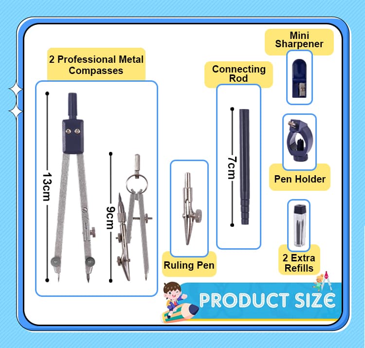 Metal Compass Divider
