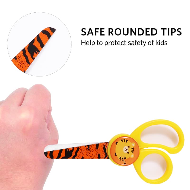 Rounded Tips Safety Scissors 