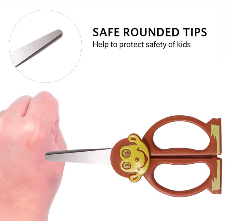 Rounded Tips Safety Scissors 