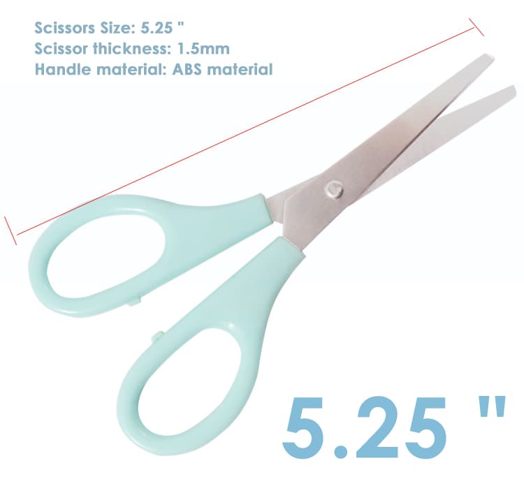 Rounded Tips Safety Scissors 