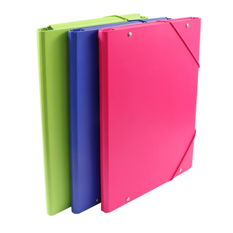 Paper File Folder with Elastic Band
