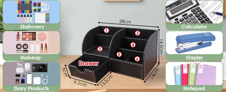 Office Supply Desk Organizer