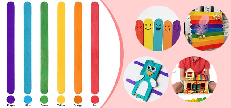Colorful Wooden Sticks