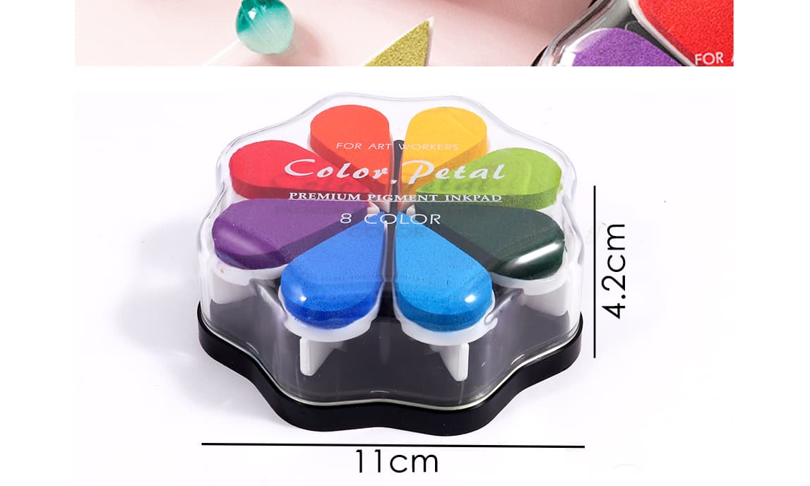 Petal Ink Pad Stamp Petal Ink Pad Stamp