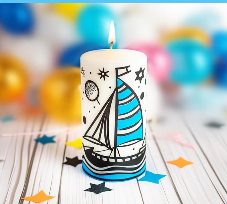 High Quality Candle Paint Art