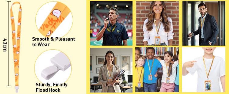 Cartoon Name Badge Holder