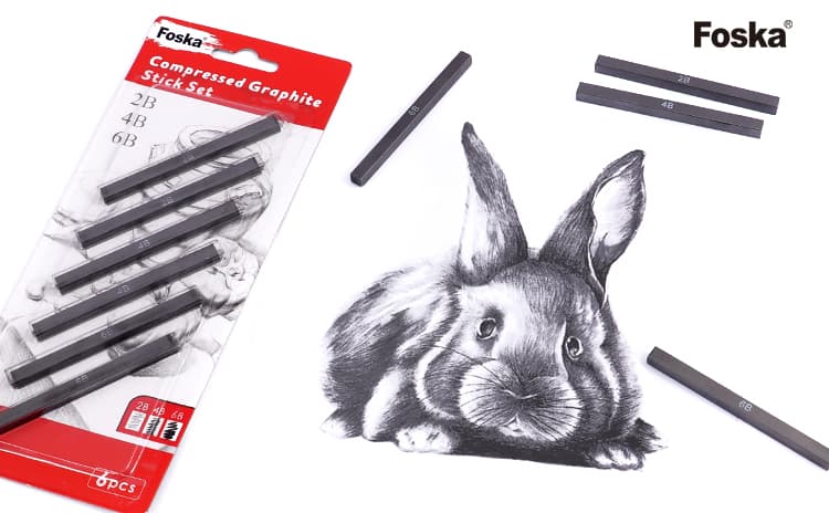 Compressed graphite stick