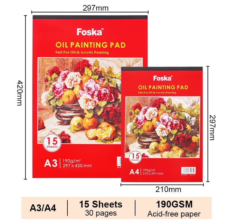 Vertical Oil Painting Pad 