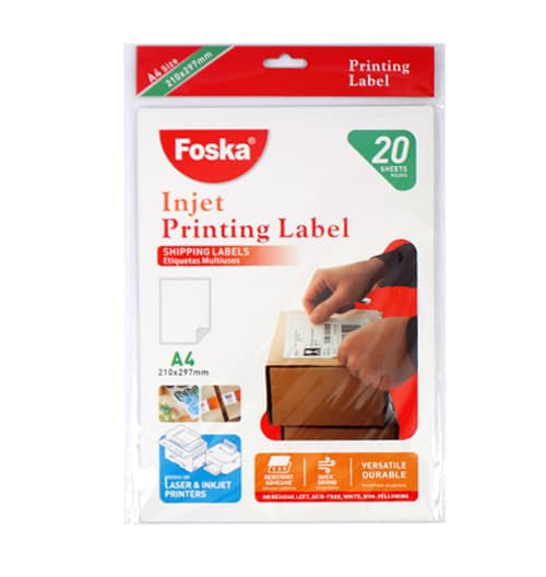 Water-based Injet Printing Label
