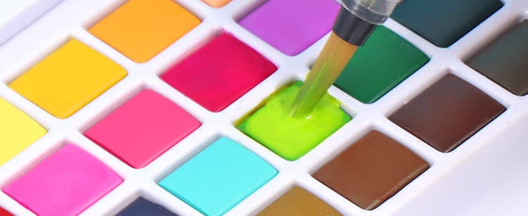 Colorful Watercolor Paint