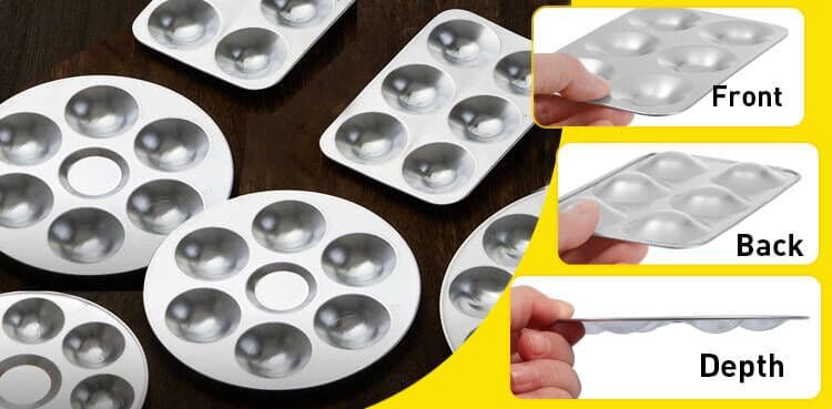 Durable Aluminum Painting Palette