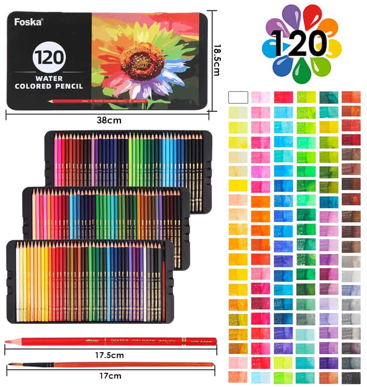 Foska Water Coloured Pencil