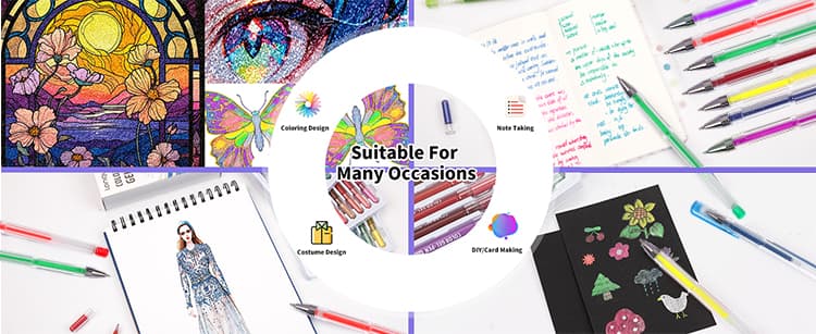 Assorted Colors Gel Pens 