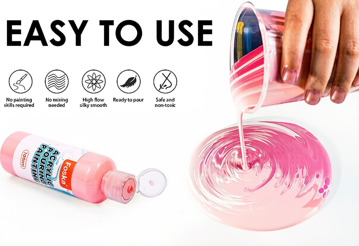 Non-toxic Rich Acrylic Paints
