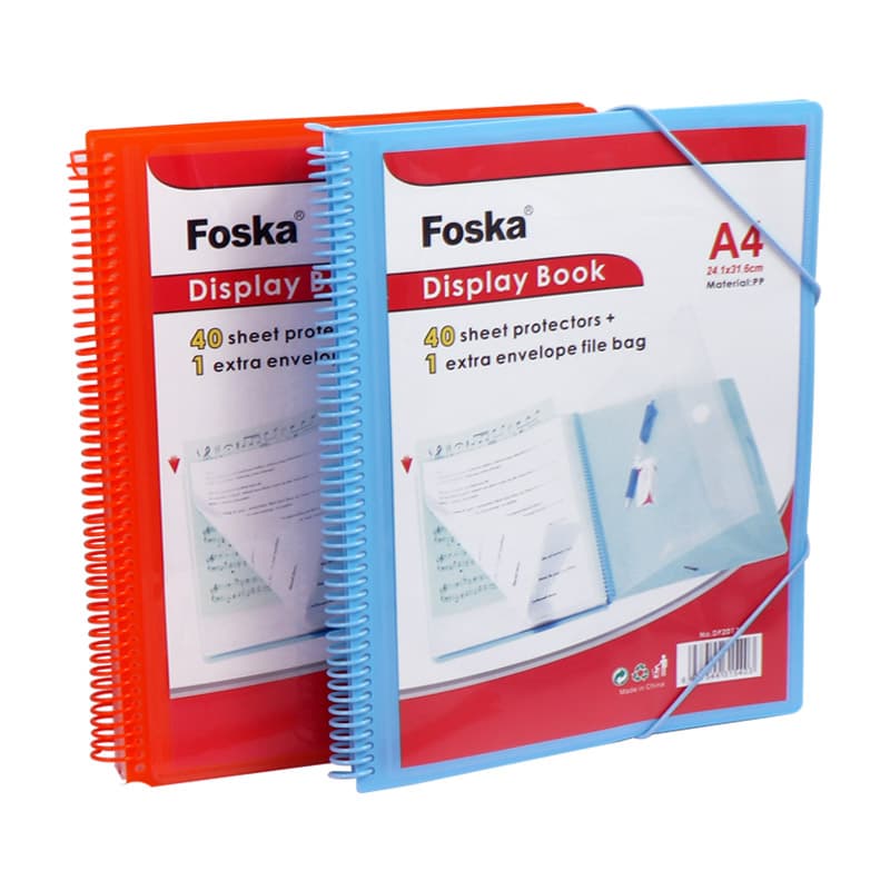 Colored Plastic Display book