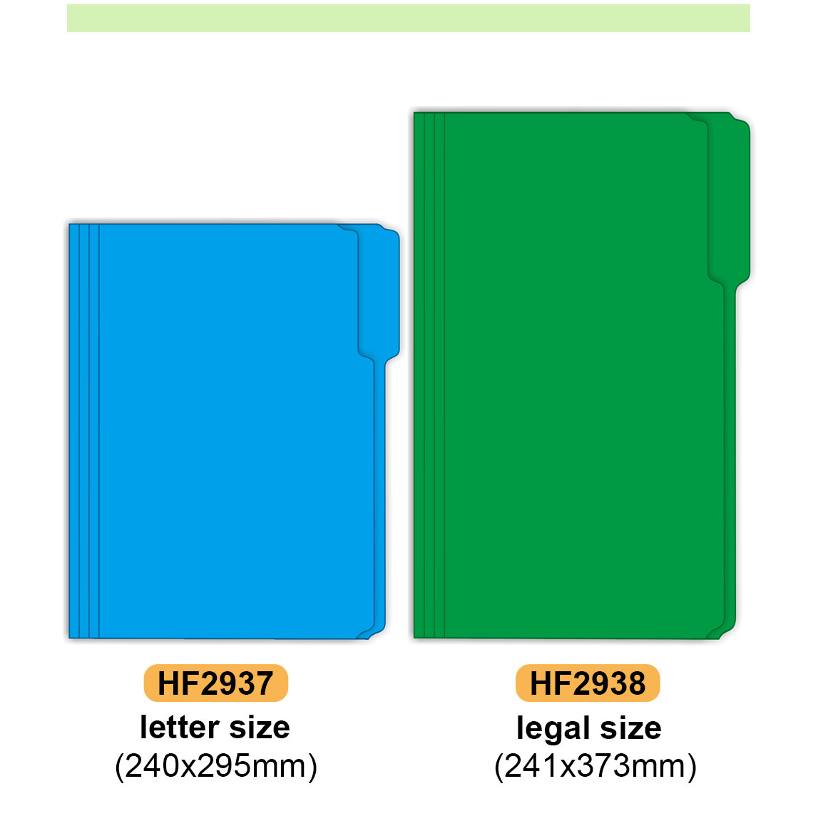 Letter legal size Manila folder