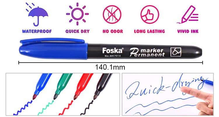 4 Colors Permanent Marker