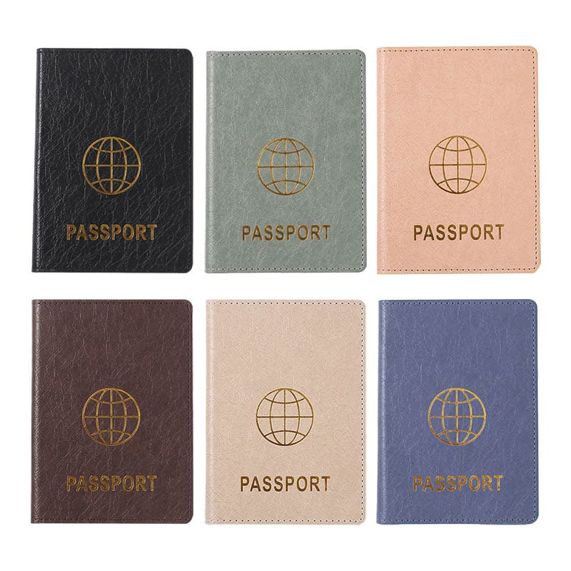 PU Leather Passport Document Holder