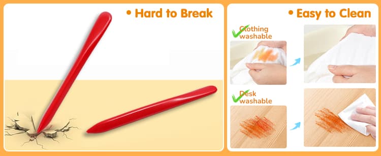 Washable PaintingPlastic Crayons