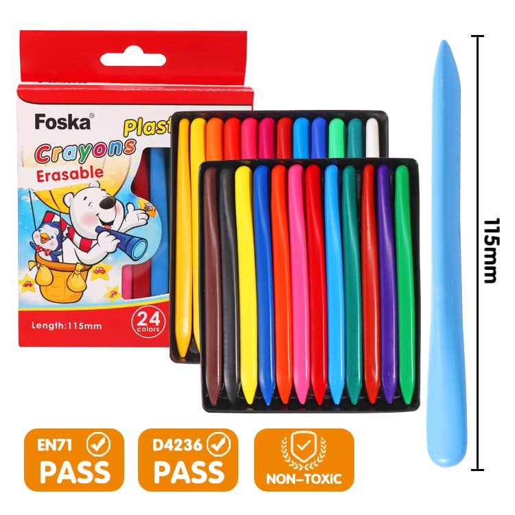 Plastic Crayon for Daily Drawing
