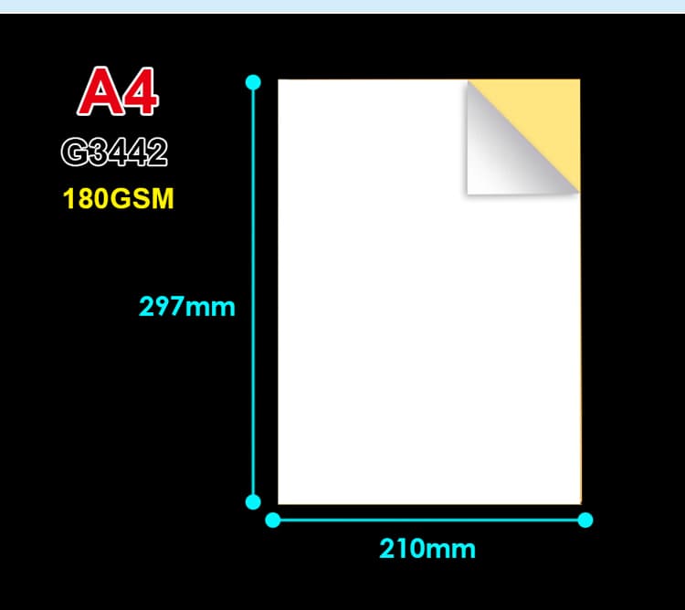 A4 Gloss Laser Printing Label A4 Gloss Laser Printing Label