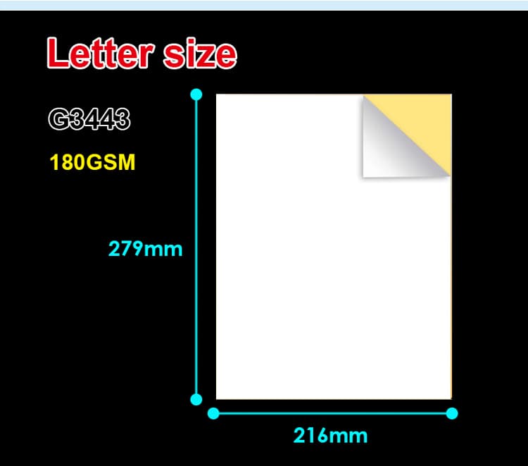 Letter Size Gloss Laser Printing Label Letter Size Gloss Laser Printing Label