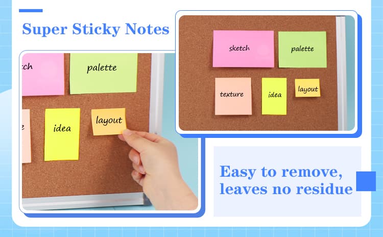 OPP bag packed sticky notes OPP bag packed sticky notes